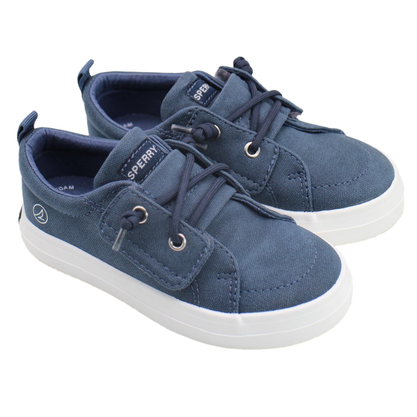 Sperry Toddler Sneakers with Memory Foam Insole - Navy PU
