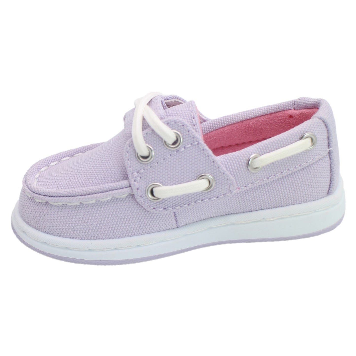 Sperry Toddler Cup II Boat Shoe with Memory Foam Insole - Lavender Canvas