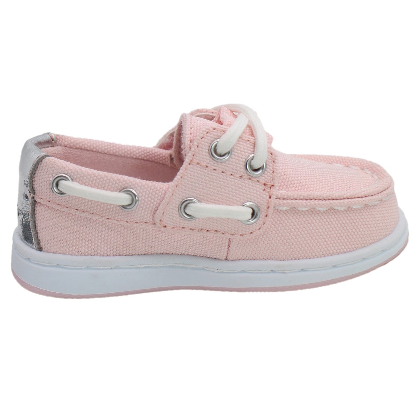 Sperry Toddler Cup II Boat Shoe with Memory Foam Insole - Light Pink Canvas