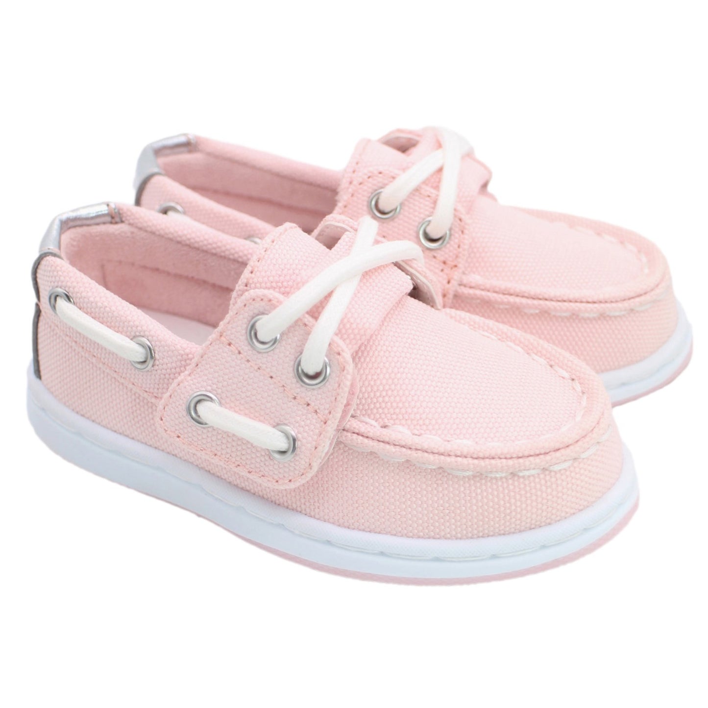 Sperry Toddler Cup II Boat Shoe with Memory Foam Insole - Light Pink Canvas