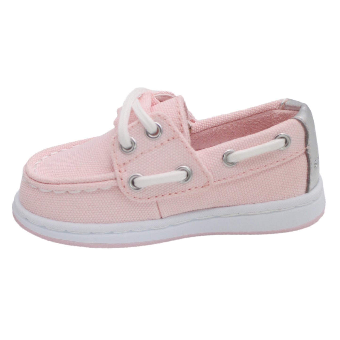 Sperry Toddler Cup II Boat Shoe with Memory Foam Insole - Light Pink Canvas