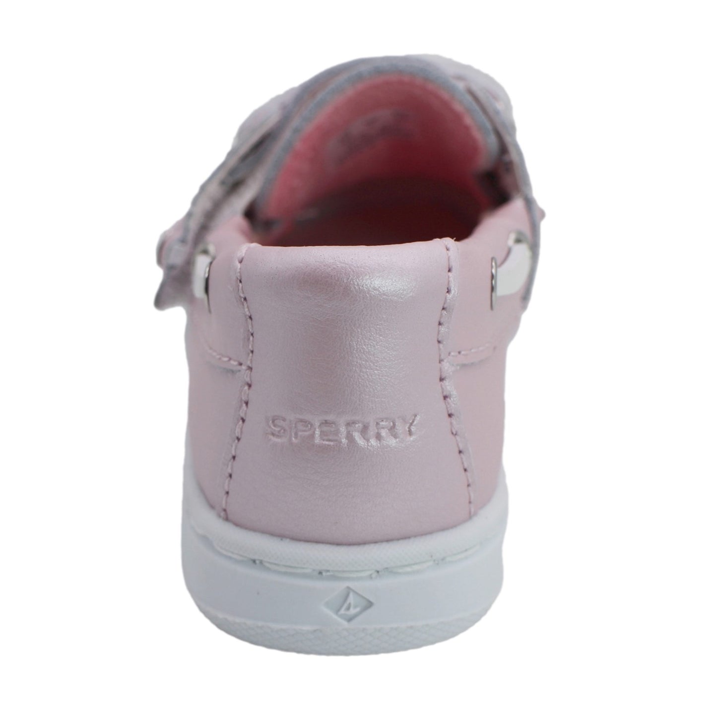 Sperry Toddler Cup II Boat Shoe with Memory Foam Insole - Pearlized Pink Leather
