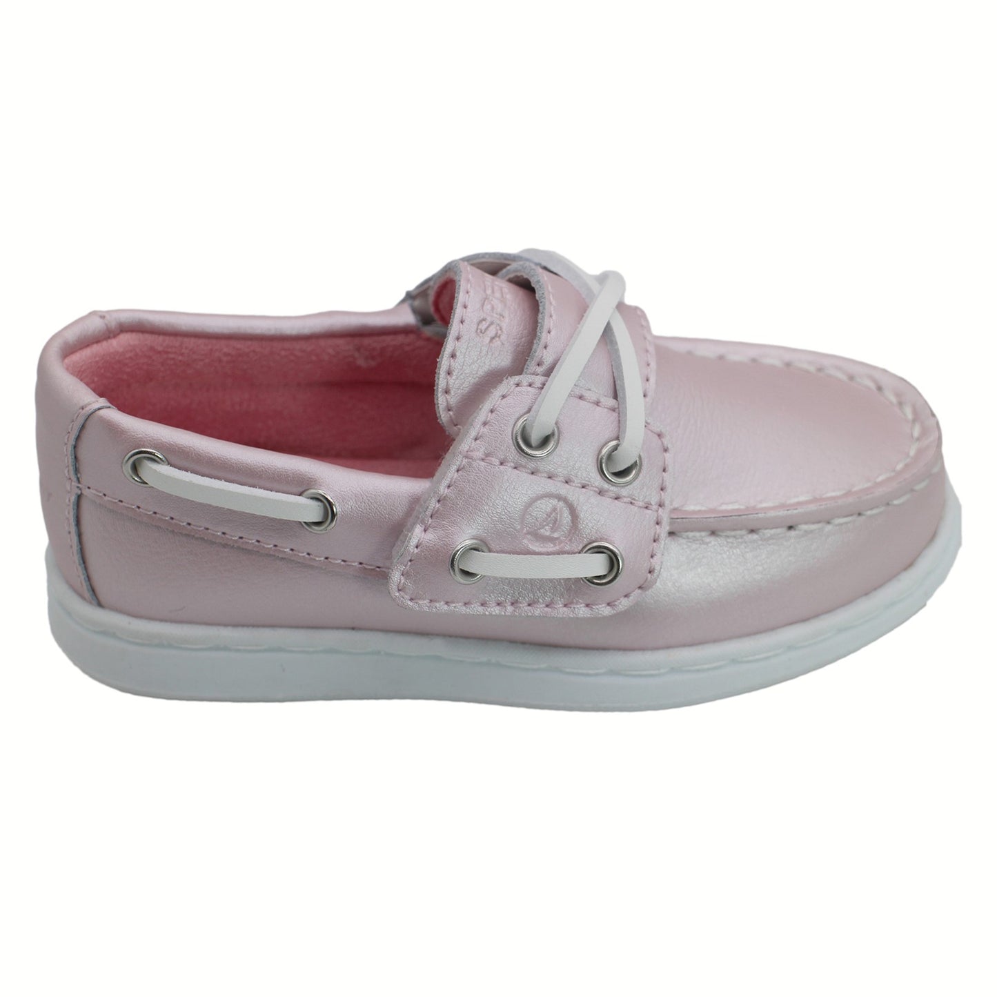 Sperry Toddler Cup II Boat Shoe with Memory Foam Insole - Pearlized Pink Leather