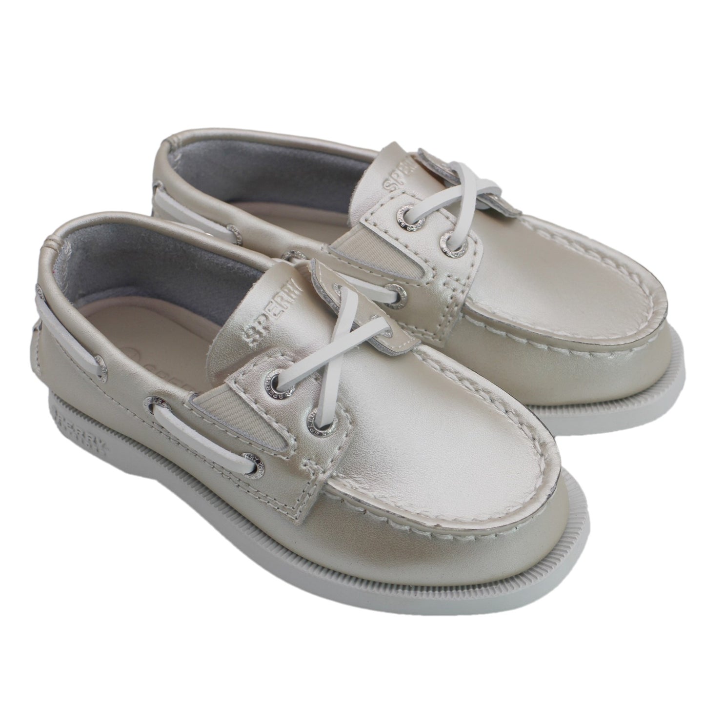 Sperry Toddler Authentic Original Boat Shoe - Champagne Leather