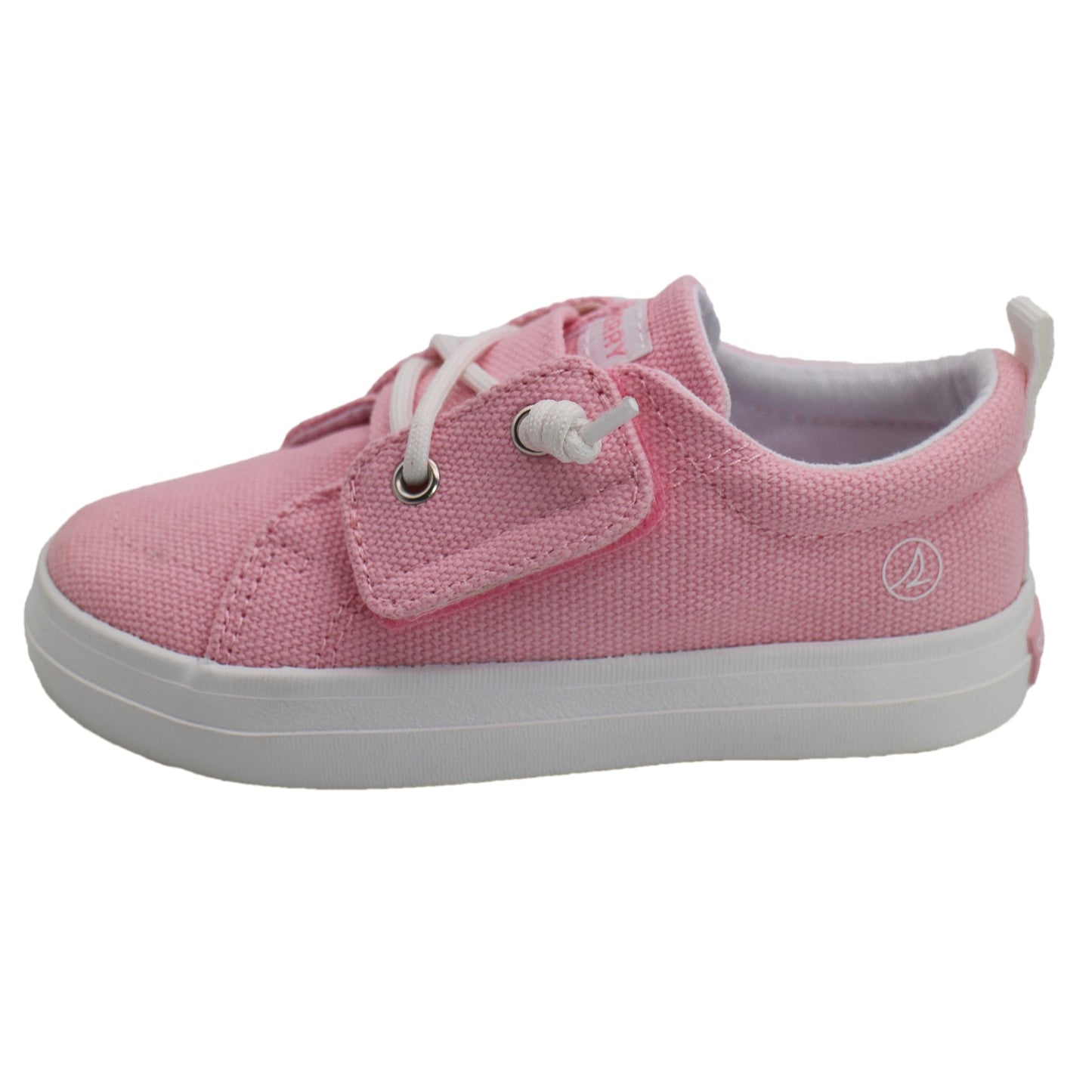 Sperry Toddler Sneakers with Memory Foam Insole - Light Pink Canvas
