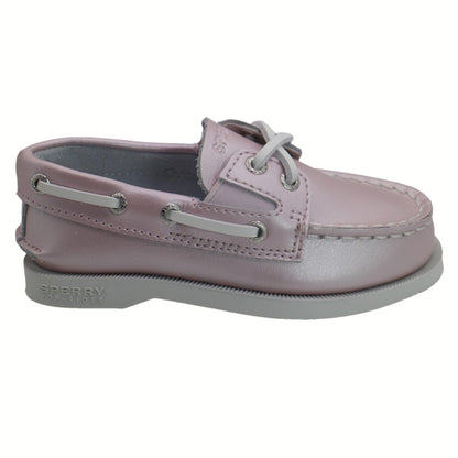 Sperry Toddler Authentic Original Boat Shoe - Pearlized Pink Leather