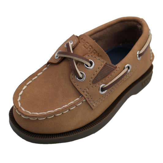 Sperry Toddler Authentic Original Boat Shoe - Chestnut Leather