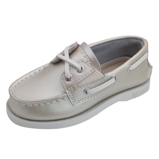 Sperry Toddler Authentic Original Boat Shoe - Champagne Leather