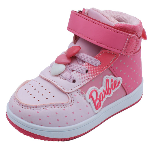 Barbie Toddler Girls' High-Top Sneakers - Multi-Pink