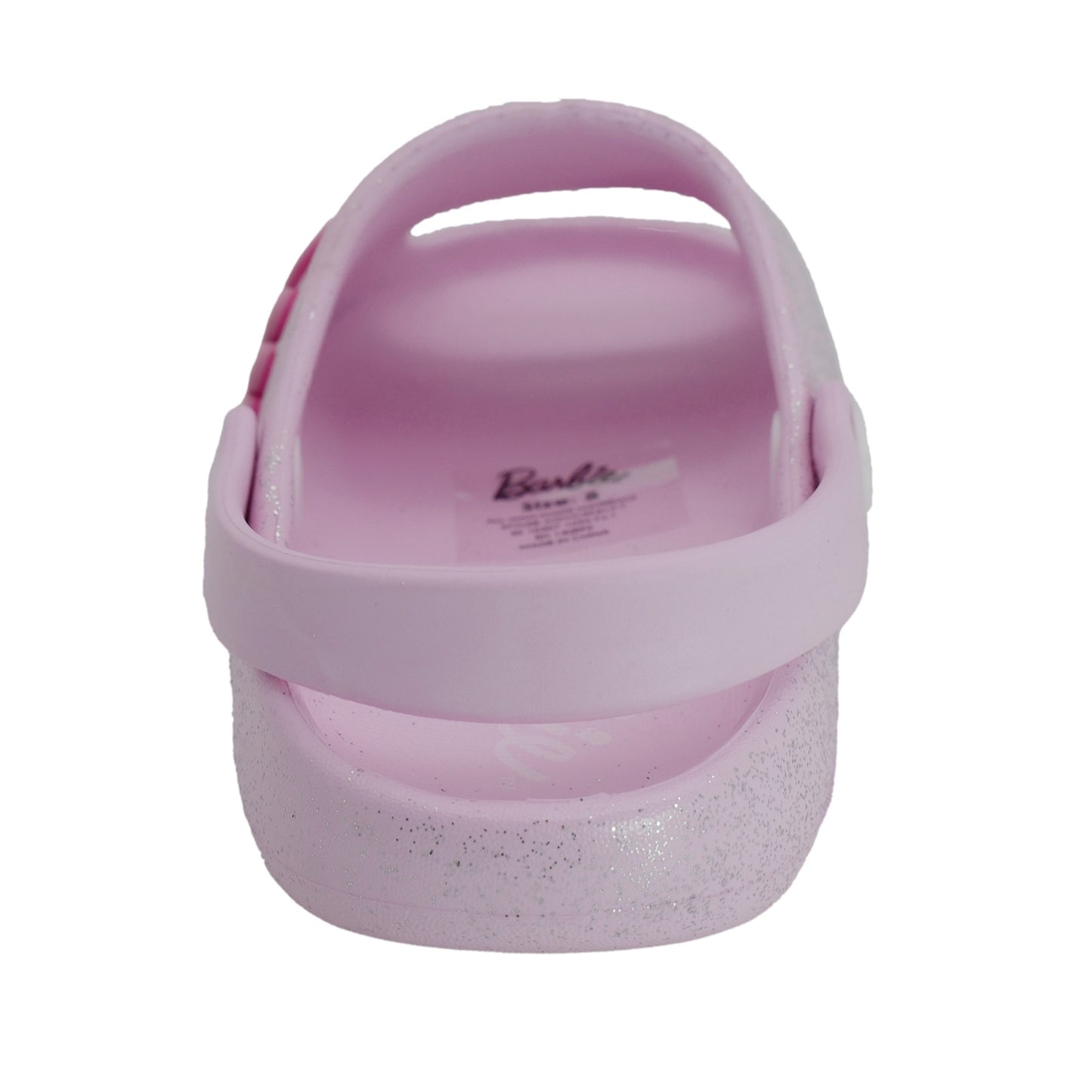 Barbie Toddler Girls' Cloud Slides - Medium Pink Glitter