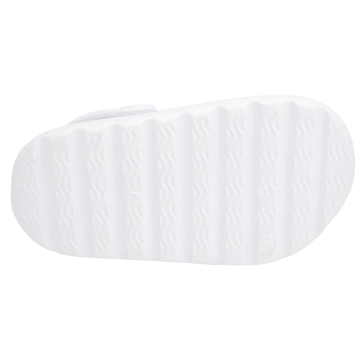 Barbie Toddler Girls' Cloud Slides - White Glitter
