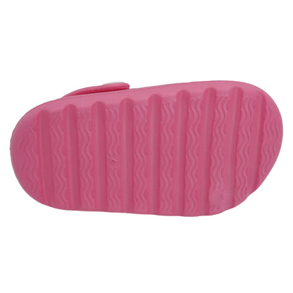 Barbie Toddler Girls' Cloud Slides - Hot Pink Glitter