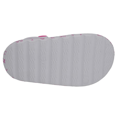 Barbie Toddler Girls' Cloud Slides - White