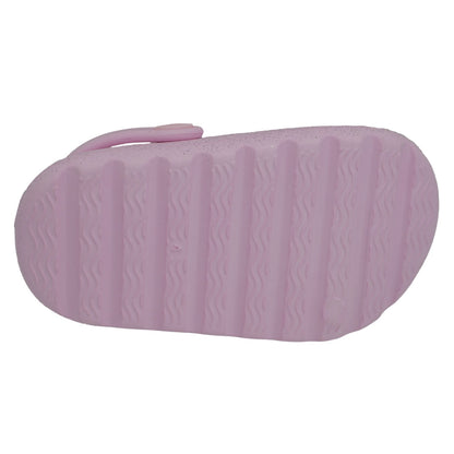 Barbie Toddler Girls' Cloud Slides - Light Pink Glitter