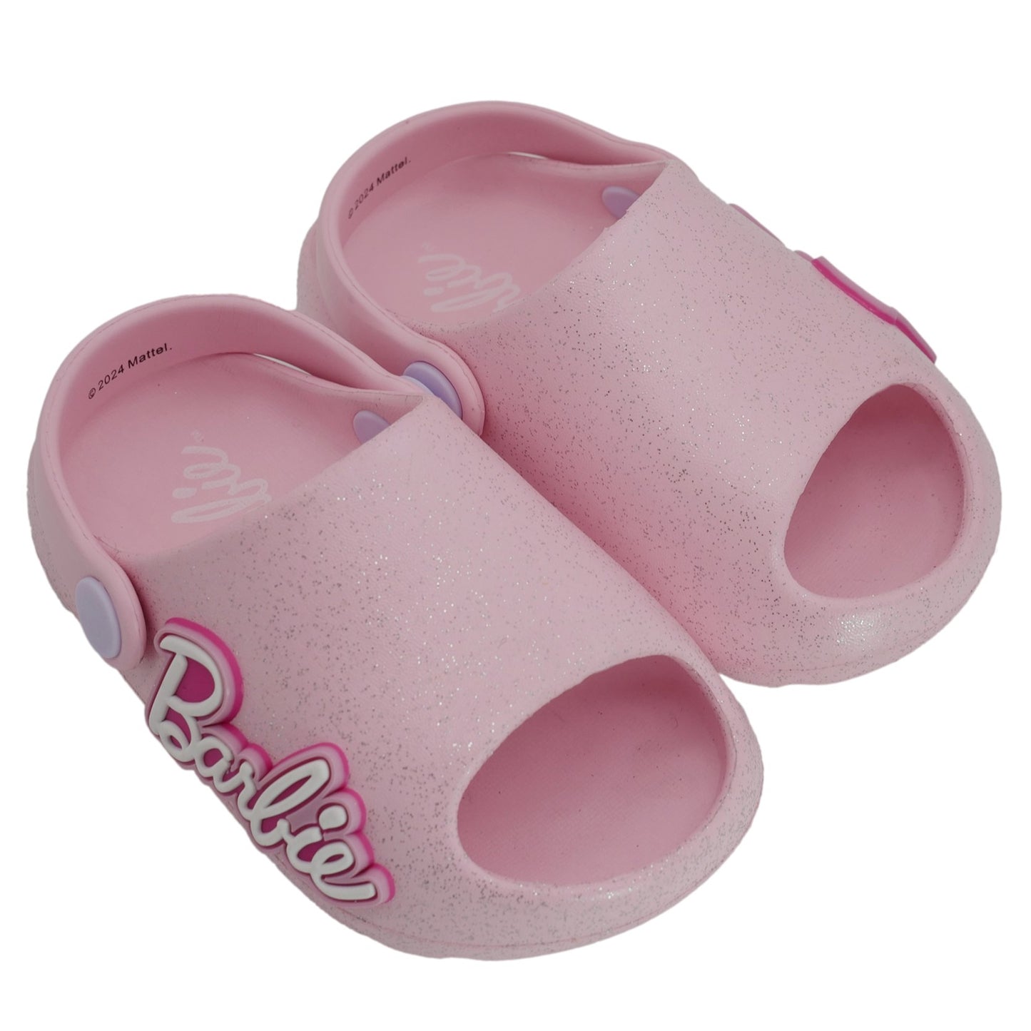 Barbie Toddler Girls' Cloud Slides - Pink and Lilac