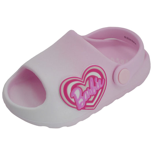 Barbie Toddler Girls' Cloud Slides - Light Pink Ombre