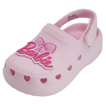 Barbie Toddler Girls' Clogs with Adjustable Strap - Medium Pink