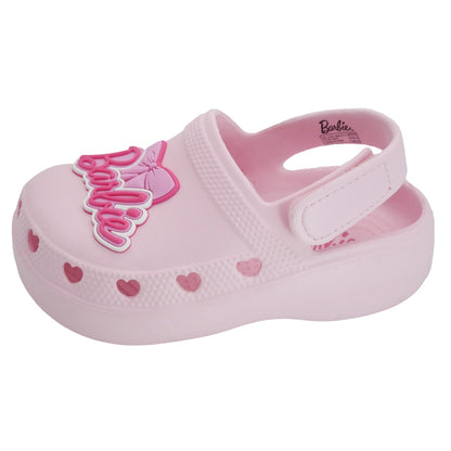 Barbie Toddler Girls' Clogs with Adjustable Strap - Medium Pink
