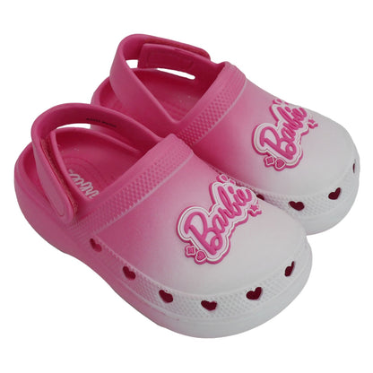 Barbie Toddler Girls' Clogs with Adjustable Strap - Pink Ombre