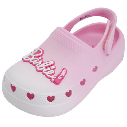 Barbie Toddler Girls' Clogs with Adjustable Strap - Medium Pink Ombre