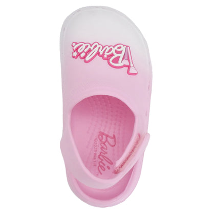 Barbie Toddler Girls' Clogs with Adjustable Strap - Medium Pink Ombre