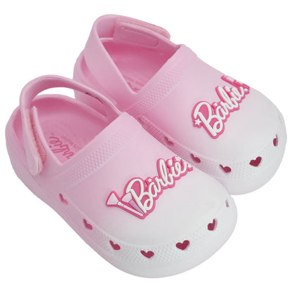 Barbie Toddler Girls' Clogs with Adjustable Strap - Medium Pink Ombre