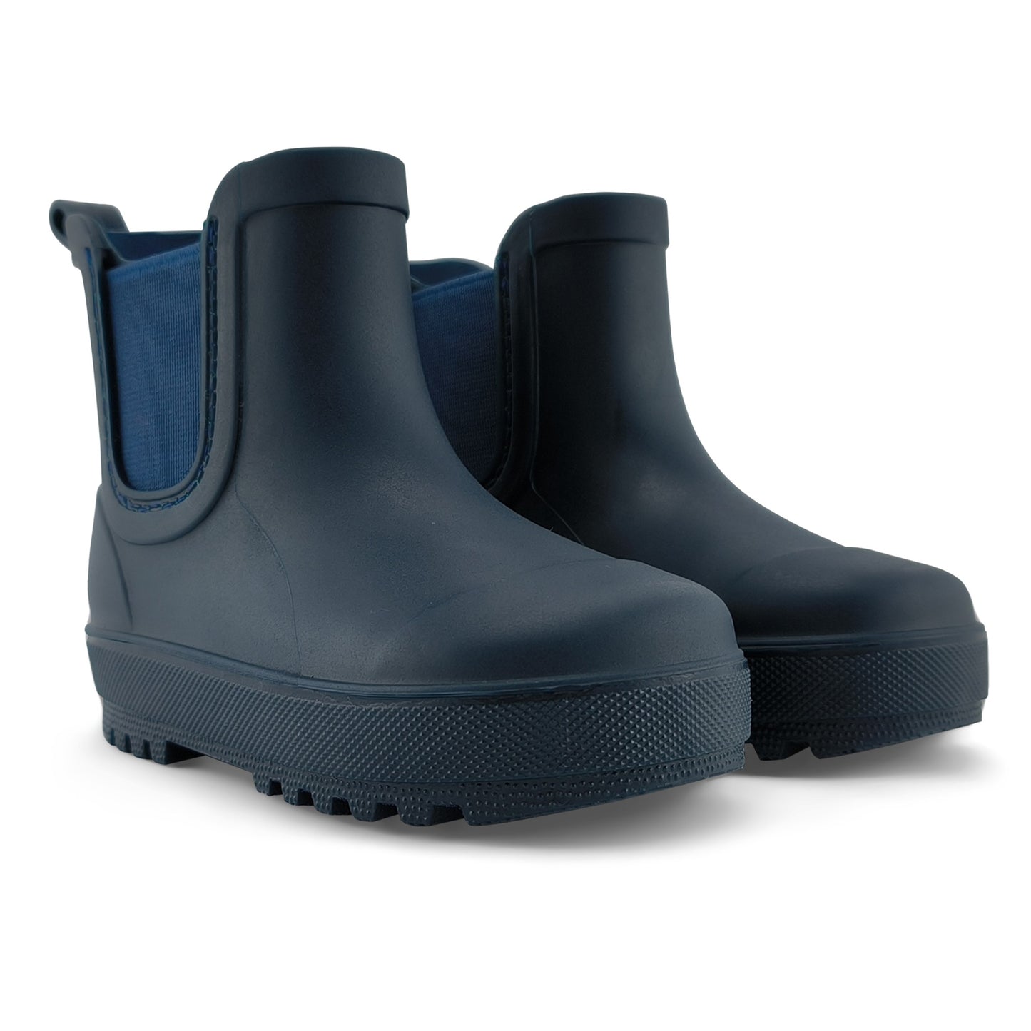BEARPAW Toddler Chelsea Rain Boots with Faux-Fur Lining - Navy