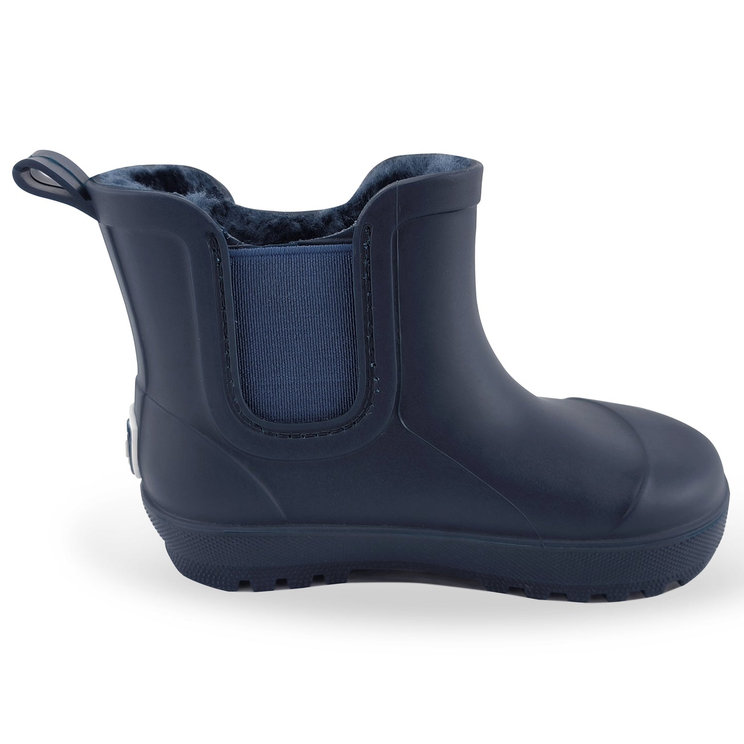BEARPAW Toddler Chelsea Rain Boots with Faux-Fur Lining - Navy