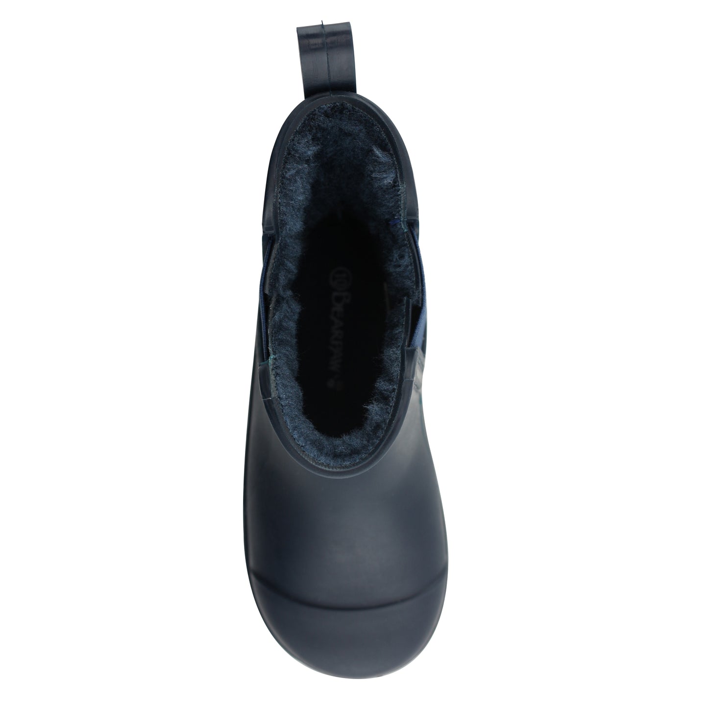 BEARPAW Toddler Chelsea Rain Boots with Faux-Fur Lining - Navy