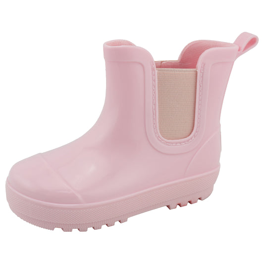 BEARPAW Toddler and Kids' Chelsea Rain Boots - Light Pink Gloss