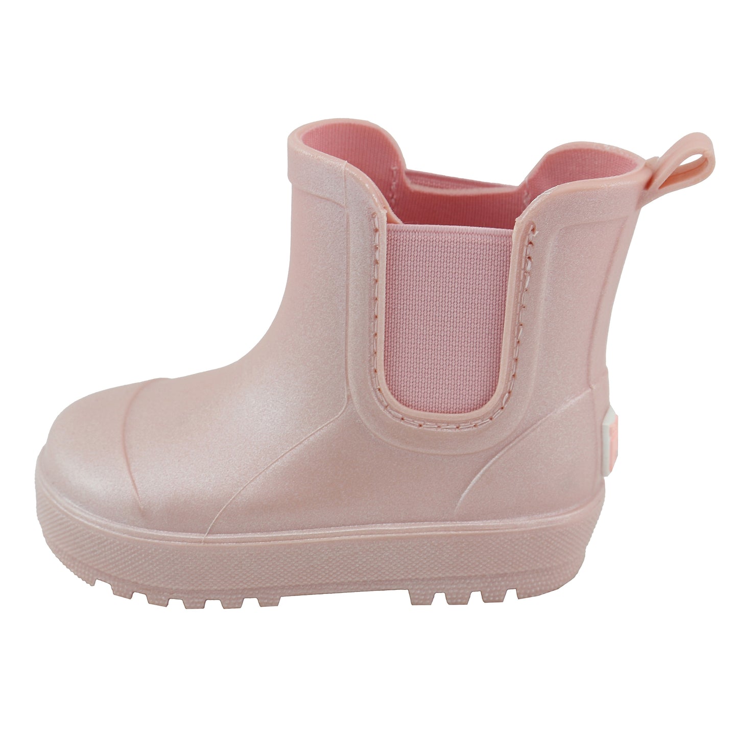 BEARPAW Toddler and Kids' Chelsea Rain Boots - Rose Gold Gloss