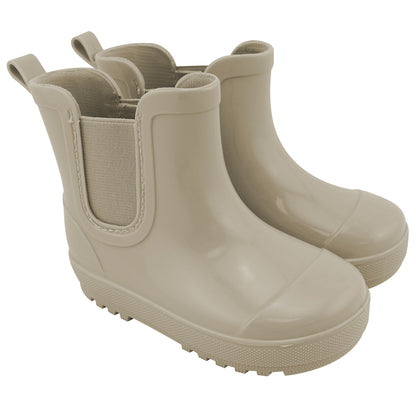 BEARPAW Toddler and Kids' Chelsea Rain Boots - Taupe Gloss