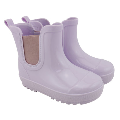 BEARPAW Toddler and Kids' Chelsea Rain Boots - Lilac Gloss
