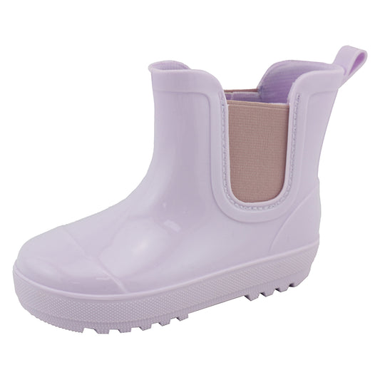 BEARPAW Toddler and Kids' Chelsea Rain Boots - Lilac Gloss
