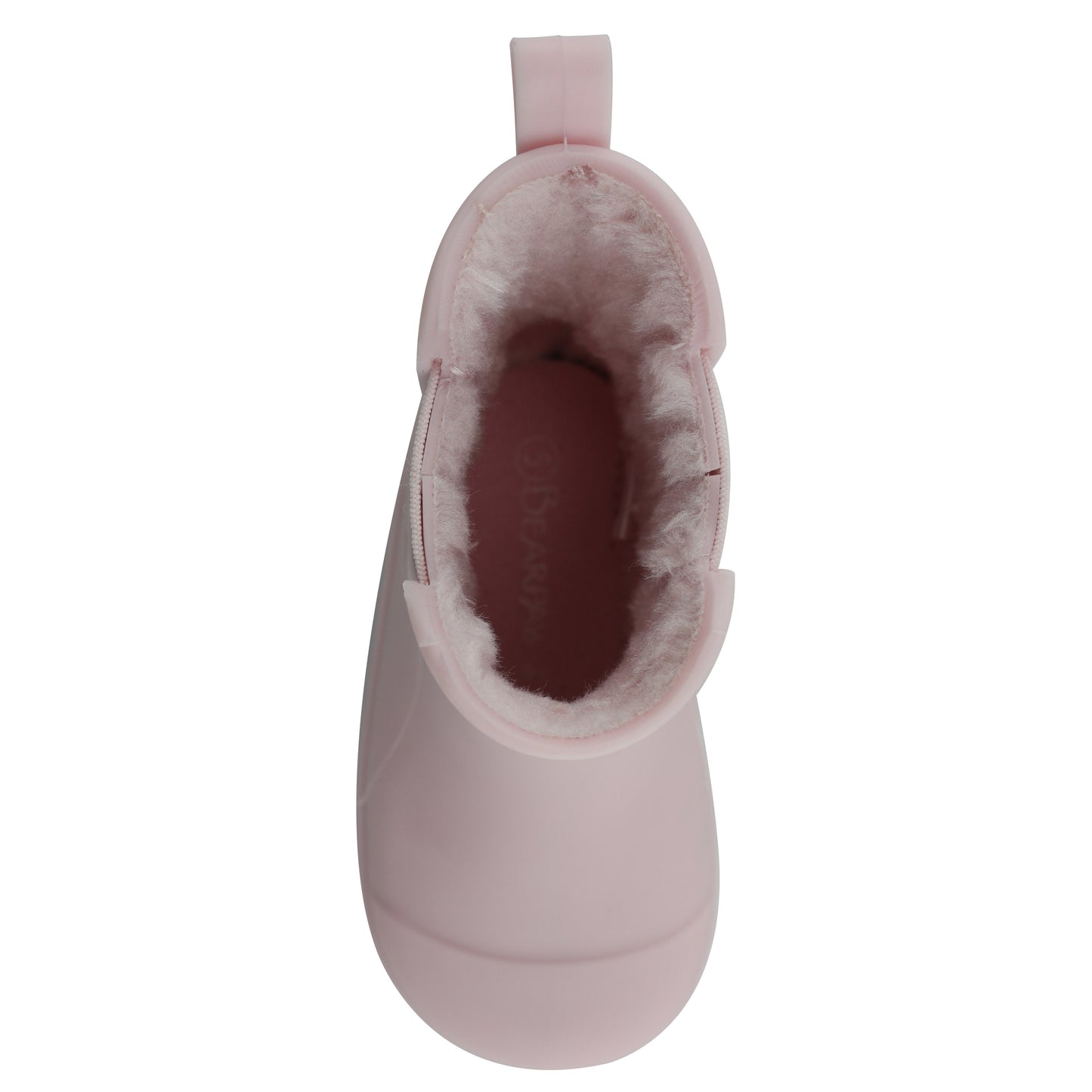 BEARPAW Toddler Chelsea Rain Boots with Faux-Fur Lining - Light Pink