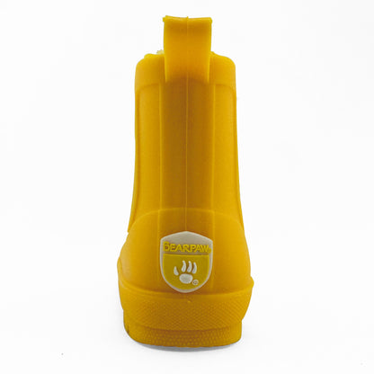 BEARPAW Toddler Chelsea Rain Boots with Faux-Fur Lining - Yellow