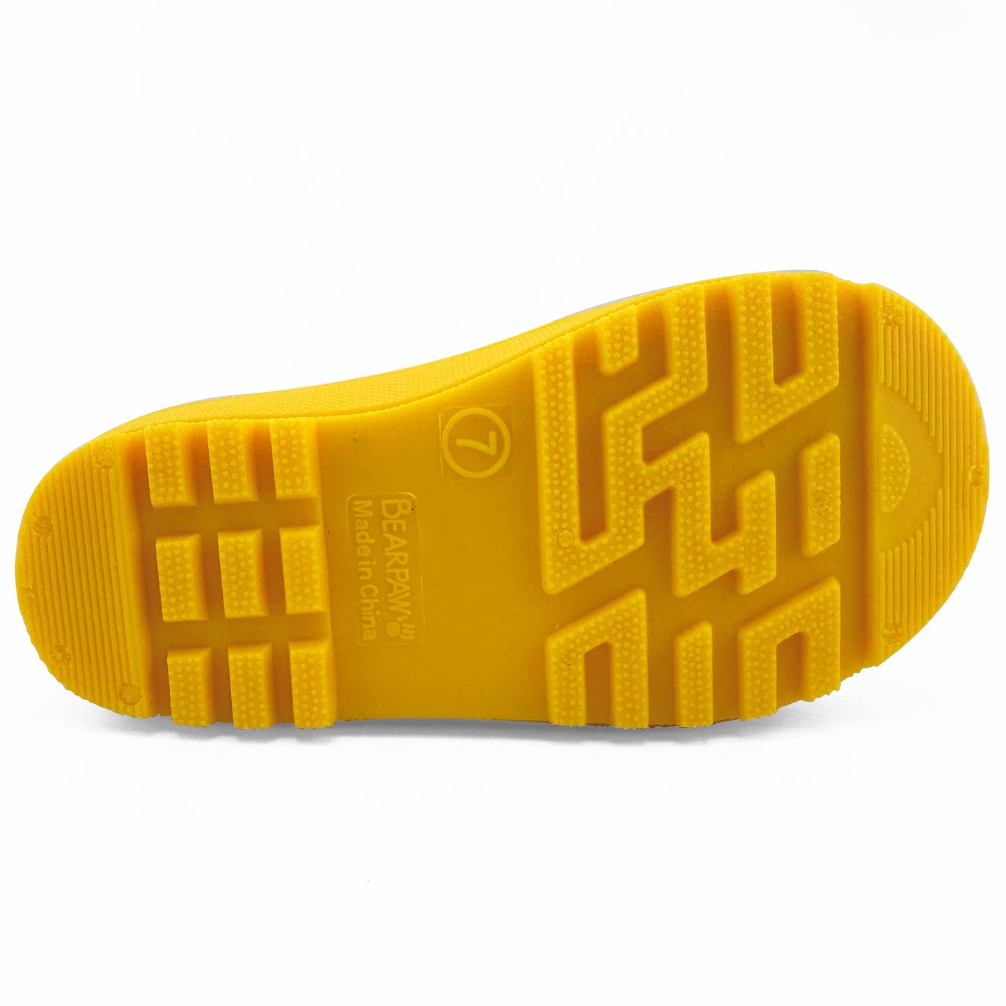 BEARPAW Toddler Chelsea Rain Boots with Faux-Fur Lining - Yellow