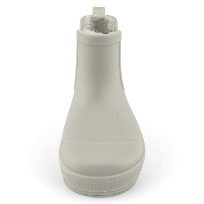 BEARPAW Toddler Chelsea Rain Boots with Faux-Fur Lining - Taupe
