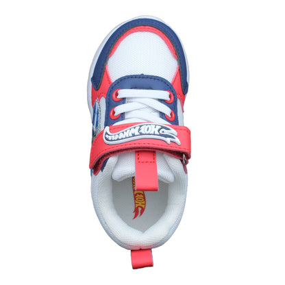 Hot Wheels Toddler Boys' Light-Up Sneakers - Blue & Red