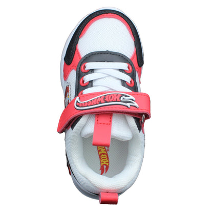 Hot Wheels Toddler Boys' Light-Up Sneakers - Black & Red