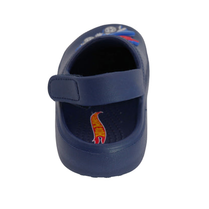 Hot Wheels Toddler Boys' Clogs with Adjustable Strap - Navy