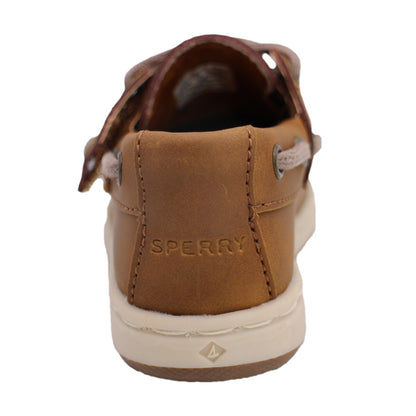 Sperry Toddler Cup II Boat Shoe with Memory Foam Insole - Chestnut Leather