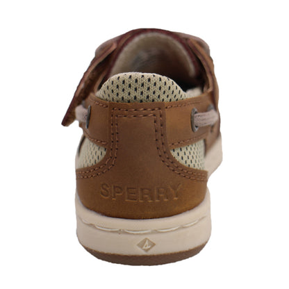 Sperry Toddler Cup II Boat Shoe with Memory Foam Insole - Sporty Chestnut Leather