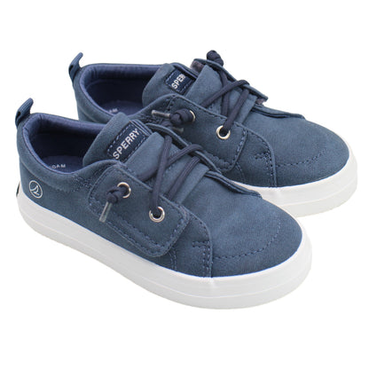 Sperry Toddler Sneakers with Memory Foam Insole - Navy PU