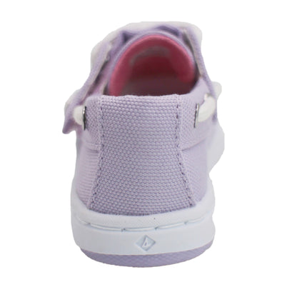 Sperry Toddler Cup II Boat Shoe with Memory Foam Insole - Lavender Canvas