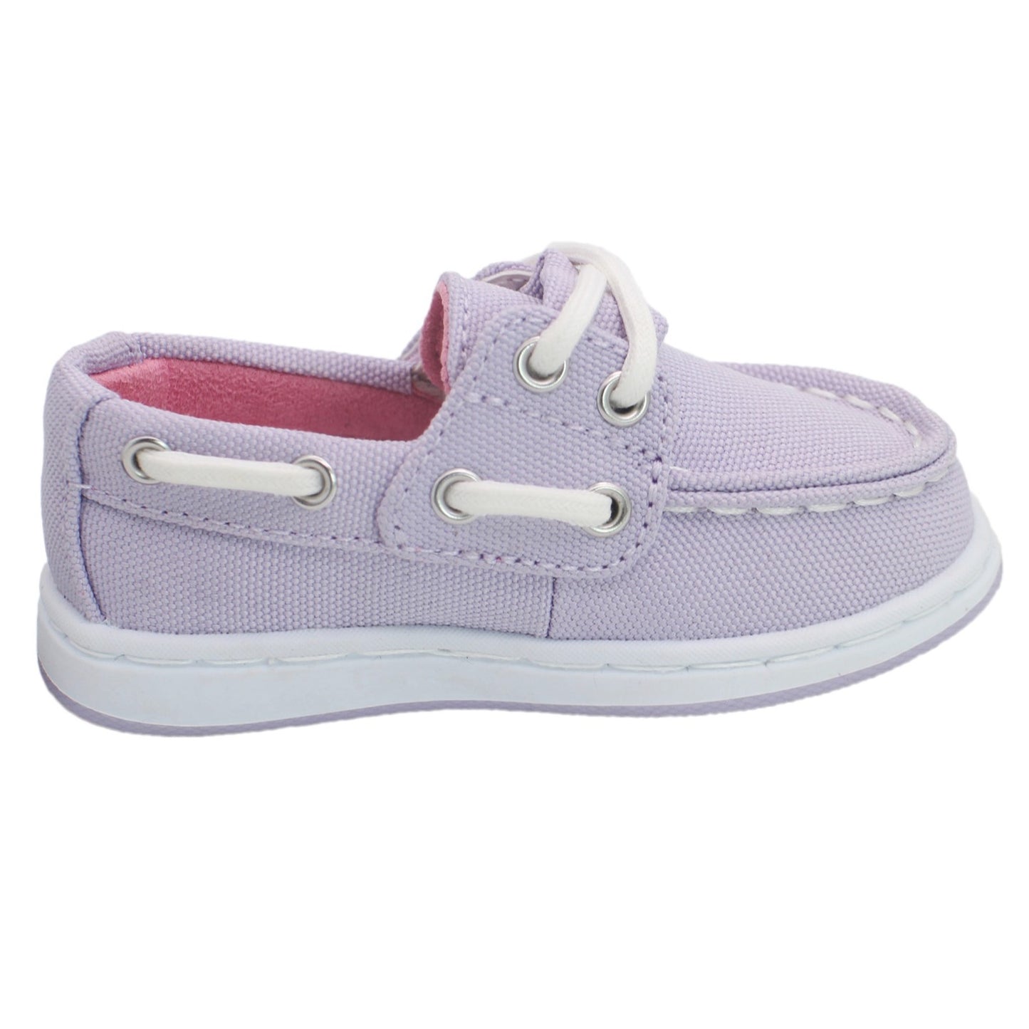 Sperry Toddler Cup II Boat Shoe with Memory Foam Insole - Lavender Canvas