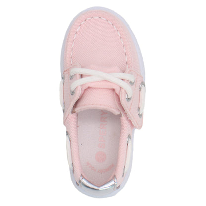 Sperry Toddler Cup II Boat Shoe with Memory Foam Insole - Light Pink Canvas