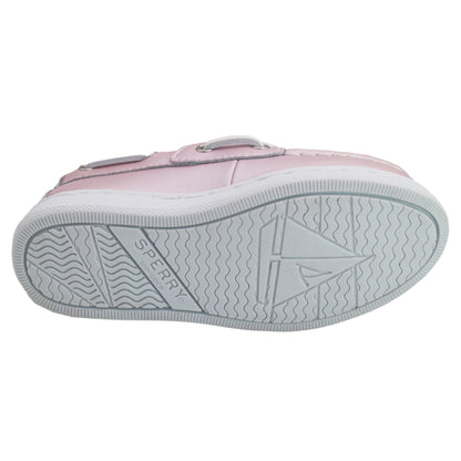 Sperry Toddler Cup II Boat Shoe with Memory Foam Insole - Pearlized Pink Leather