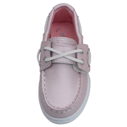 Sperry Toddler Cup II Boat Shoe with Memory Foam Insole - Pearlized Pink Leather